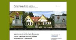 Desktop Screenshot of ferienhaustimmdorf.de